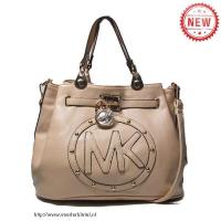 michael kors groot logo medium abrikoos bakken Roermond Outlet omb4k671